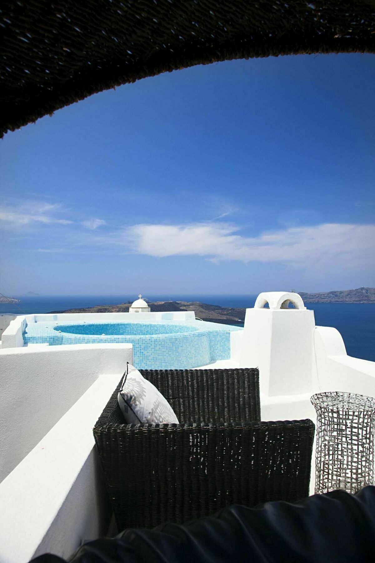 Blue Angel Villa Fira  Dış mekan fotoğraf